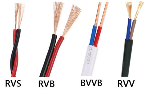 RVS與RVB、BVVB、<a href='http://gdcoal.cn/rvvdianxian/' target='_blank'><u>RVV電線</u></a>