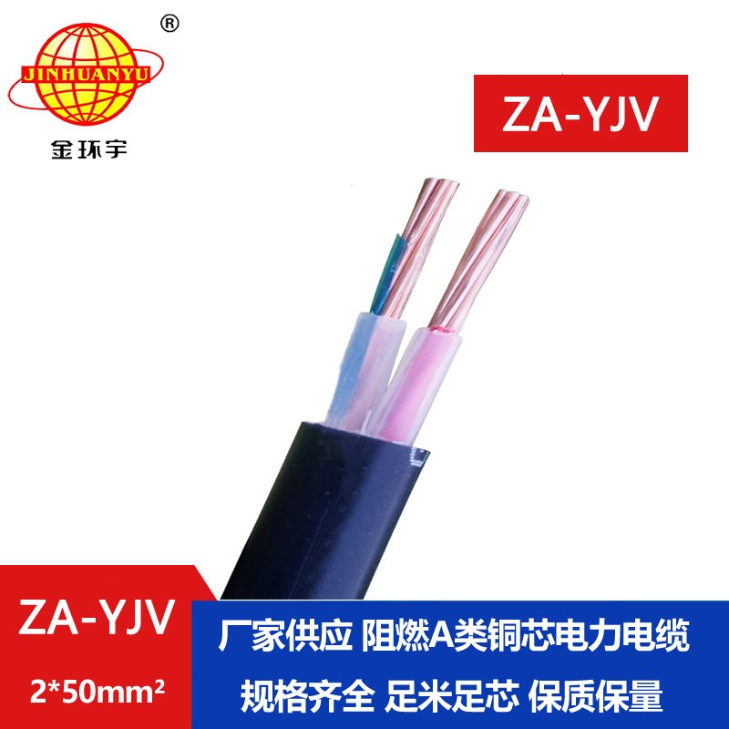 金環(huán)宇電線(xiàn)電纜 電力電纜廠 阻燃電纜ZA-YJV2X50平